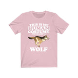 This Is My Human Costume I'm Really A Wolf Shirt, Wolf Lover Shirt, Wolf Shirt, Funny Wolf Gift, Animal Adult Kids Image 4