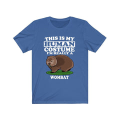 This Is My Human Costume I'm Really A Wombat Shirt - wombat print design