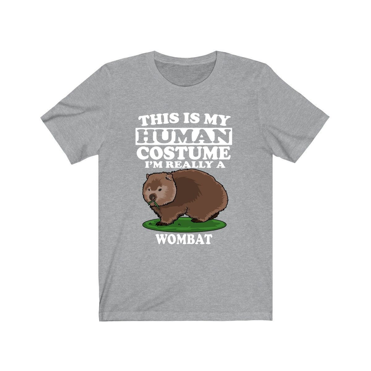 This Is My Human Costume I'm Really A Wombat Shirt, Wombat Lover Shirt, Wombat Shirt, Funny Wombat Gift, Animal Adult Kids Image 3