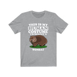 This Is My Human Costume I'm Really A Wombat Shirt, Wombat Lover Shirt, Wombat Shirt, Funny Wombat Gift, Animal Adult Kids Image 3