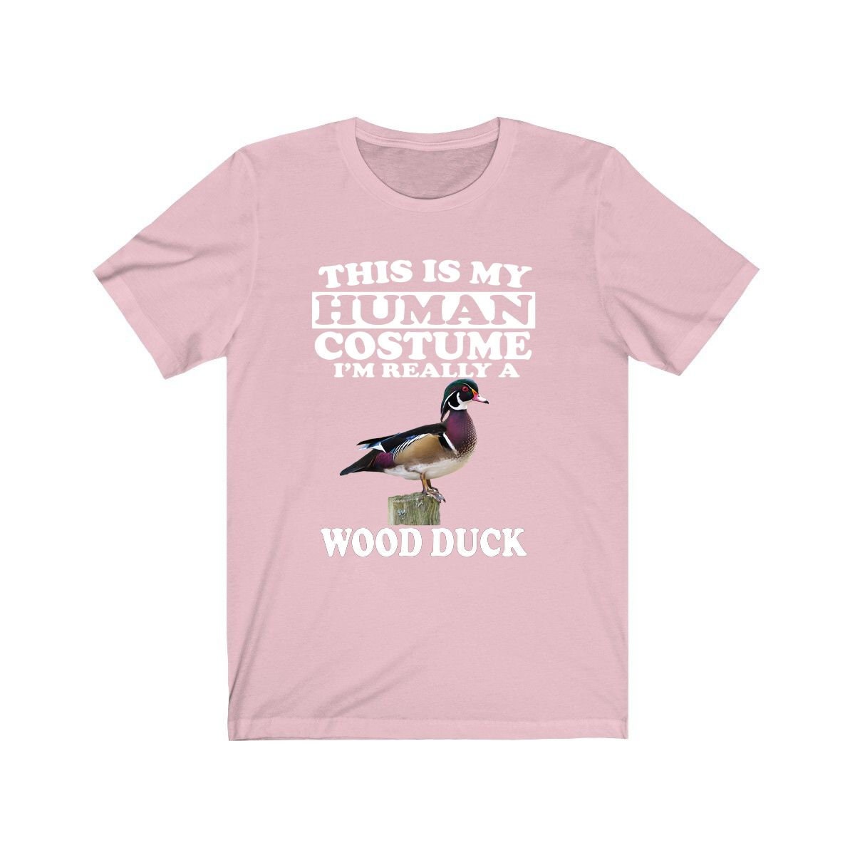 This Is My Human Costume I'm Really A Wood Duck Shirt, Wood Duck Lover Shirt, Wood Duck Shirt, Funny Duck Gift, Animal Adult Kids Image 4
