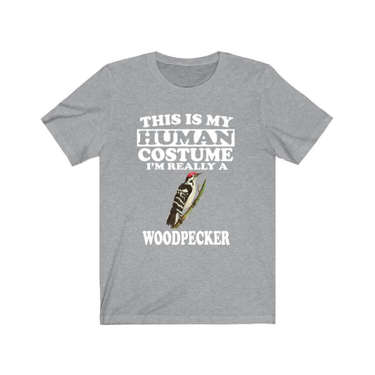 This Is My Human Costume I'm Really A Woodpecker Shirt, Bird Lover Shirt, Woodpecker Shirt, Funny Woodpecker Gift, Animal Adult Kids Image 1
