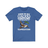 This Is My Human Costume I'm Really A Yellow-billed Cuckoo Bird Shirt, Cuckoo Lover Shirt, Cuckoo Shirt, Funny Bird Gift, Animal Adult Kids Image 3