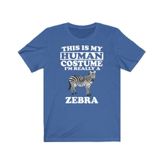 Zebra Human Costume Shirt - zebra stripe print design