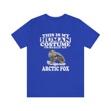This Is My Human Costume I'm Really An Arctic Fox Shirt, Arctic Fox Lover Shirt, Arctic Fox  Shirt, Funny Fox Gift, Animal Adult Kids Image 4