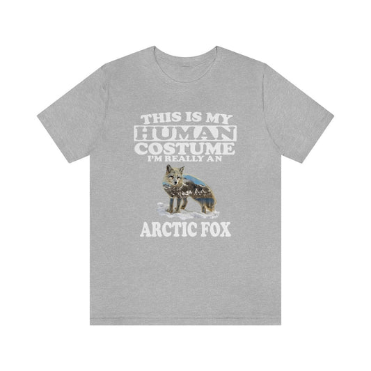 This Is My Human Costume I'm Really An Arctic Fox T-Shirt - arctic fox print design