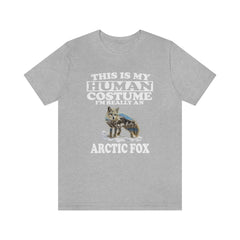 This Is My Human Costume I'm Really An Arctic Fox T-Shirt - arctic fox print design