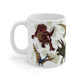 Dinosaur Triceratops Quetzalcoatlus Brachiosaurus Parasaurolophus Allosaurus Pterodactyl Mug Gift Image 2
