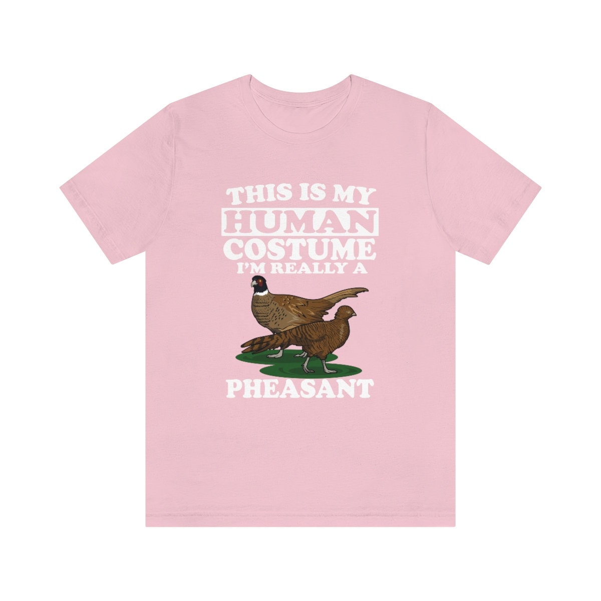 This Is My Human Costume I'm Really A Pheasant Bird Shirt, Pheasant Lover Shirt, Pheasant Shirt, Funny Pheasant Gift, Animal Adult Kids Image 3