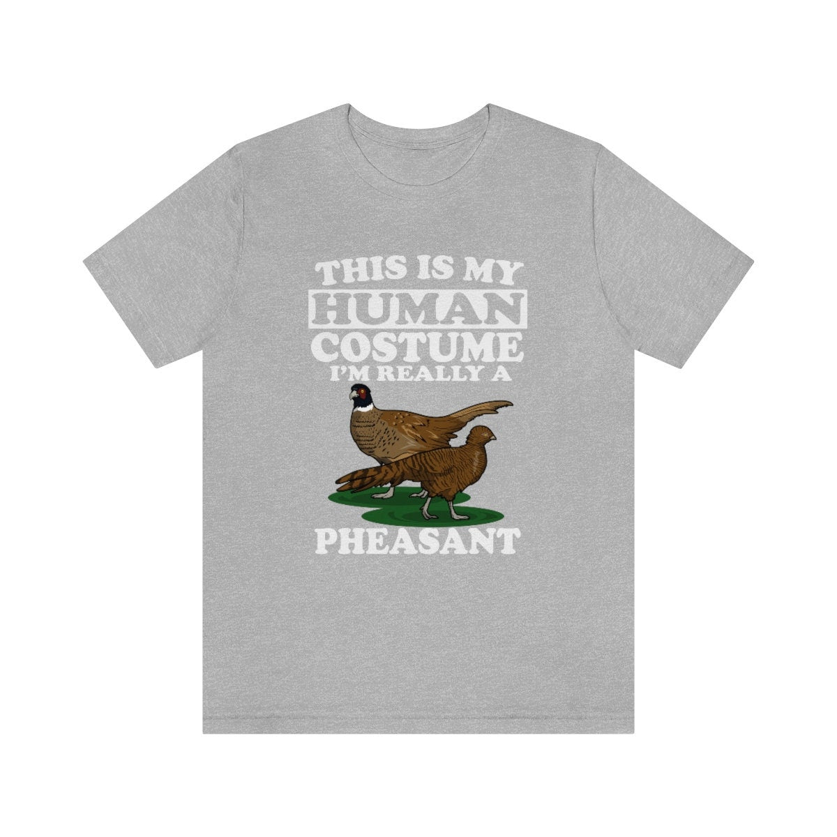 This Is My Human Costume I'm Really A Pheasant Bird Shirt, Pheasant Lover Shirt, Pheasant Shirt, Funny Pheasant Gift, Animal Adult Kids Image 1