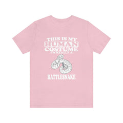 This Is My Human Costume I'm Really A Rattlesnake Snake Shirt - rattlesnake print design