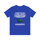 This Is My Human Costume I'm Really A Scarab Beetle Shirt, Scarab Beetle Lover Shirt, Scarab Beetle Shirt, Funny Beetle Gift Animal Shirt Image 4