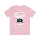 This Is My Human Costume I'm Really A Scarab Beetle Shirt, Scarab Beetle Lover Shirt, Scarab Beetle Shirt, Funny Beetle Gift Animal Shirt Image 3