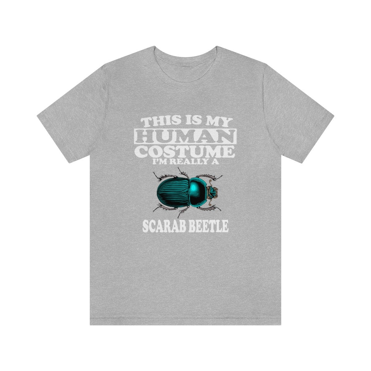 This Is My Human Costume I'm Really A Scarab Beetle Shirt, Scarab Beetle Lover Shirt, Scarab Beetle Shirt, Funny Beetle Gift Animal Shirt Image 1