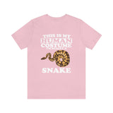 This Is My Human Costume I'm Really A Snake Shirt, Python Lover Shirt, Snake Shirt, Funny Snake Gift Animal Shirt Image 3