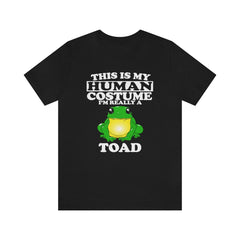 This Is My Human Costume I'm Really A Toad Shirt - toad print design