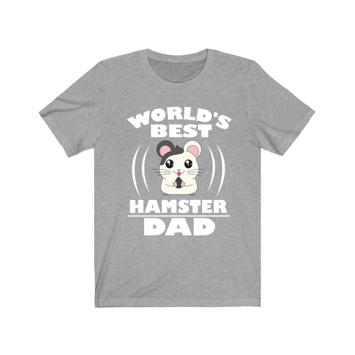 World's Best Hamster Dad Shirt, Hamster Lover Shirt, Hamster Dad Shirt, Funny Hamster Gift, Boy Girl Shirt Image 3