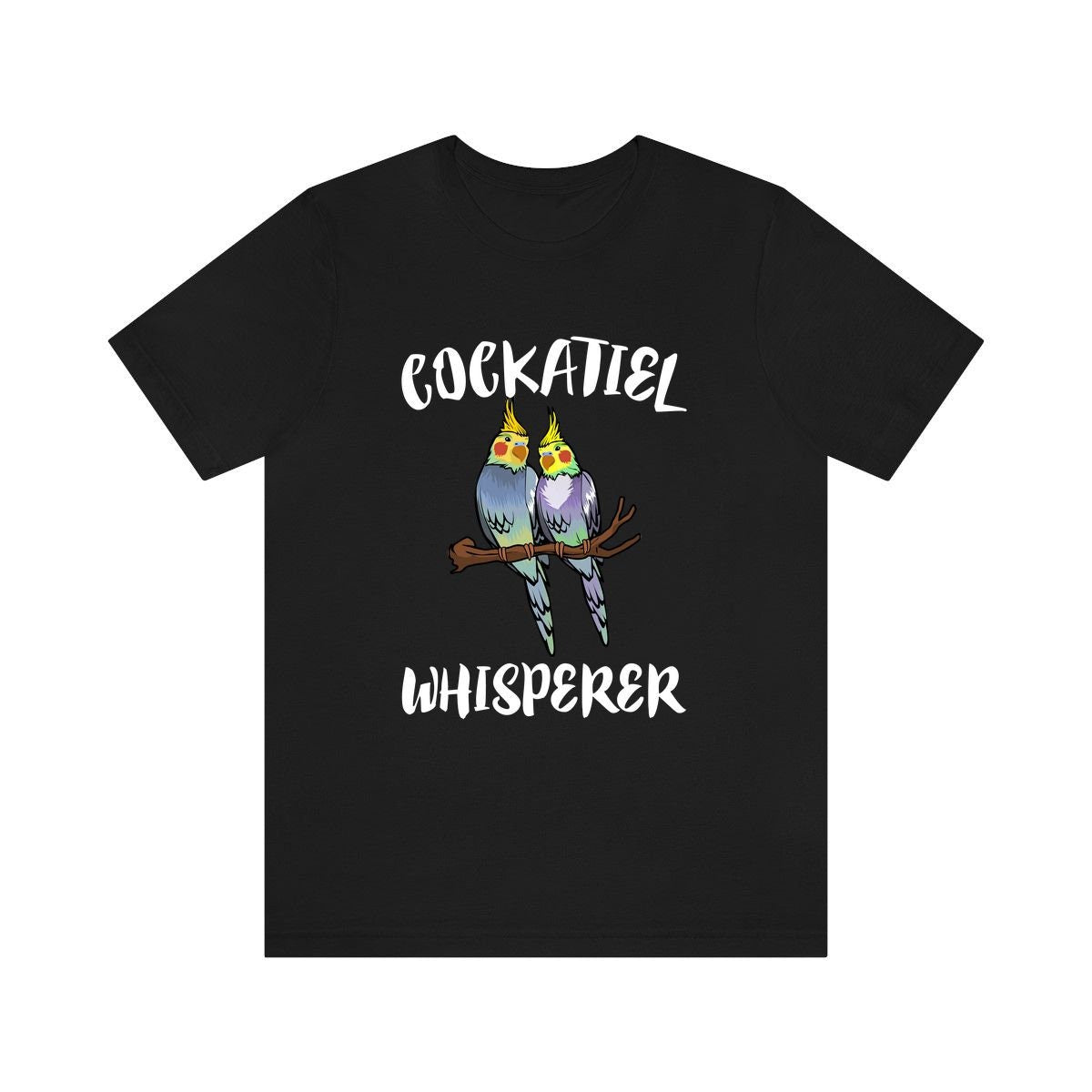 Cockatiel Whisperer Shirt, Cockatiel Lover Shirt, Cockatiel Shirt, Funny Cockatiel Gift, Boy Girl Shirt Image 1