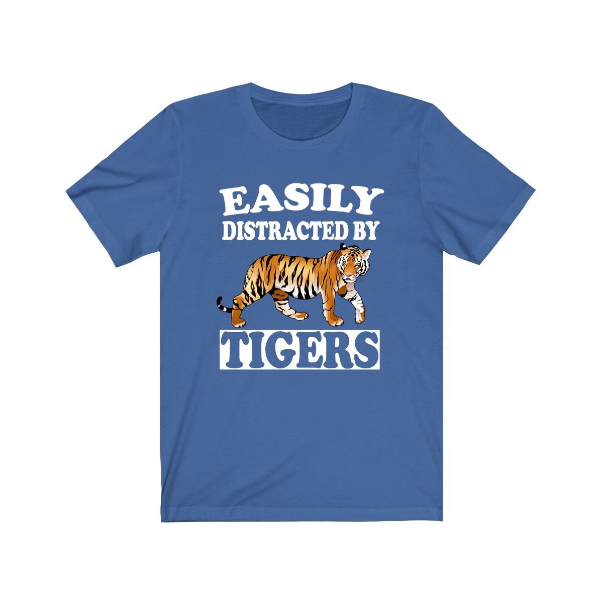 Easily Distracted By Tigers Shirt, Tiger Lover Shirt, Tiger Shirt, Tiger Lover Gift, Tiger Boy Girl Shirt Image 2