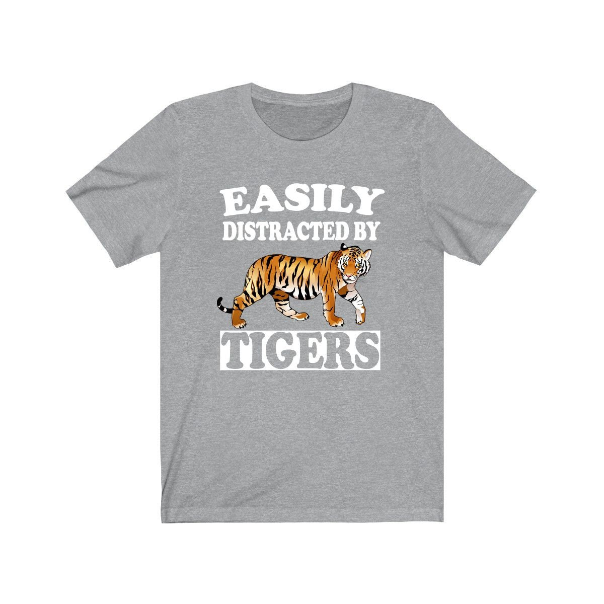 Easily Distracted By Tigers Shirt, Tiger Lover Shirt, Tiger Shirt, Tiger Lover Gift, Tiger Boy Girl Shirt Image 3