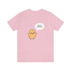 I'm A Potato Funny Shirt - potato print design