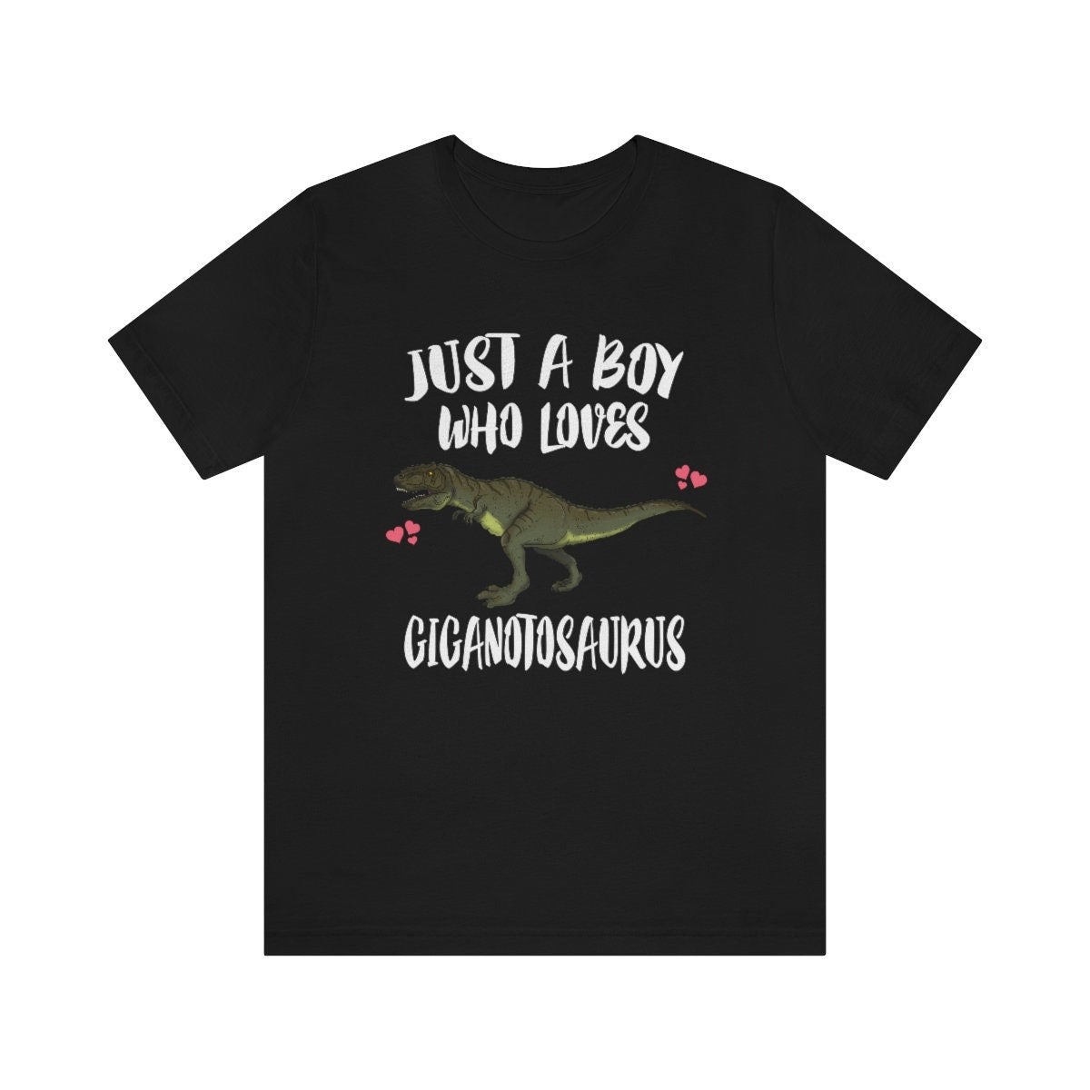 Just A Boy Who Loves Giganotosaurus Dinosaur Shirt - giganotosaurus print design