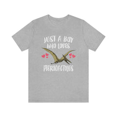 Just a boy who loves pterodactylus Jurassic flying pterosaur dinosaur tee