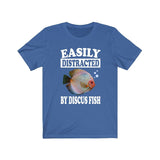 Easily Distracted By Discus Fish Shirt, Discus Lover Shirt, Discus Shirt, Discus Lover Gift, Boy Girl Shirt Image 1