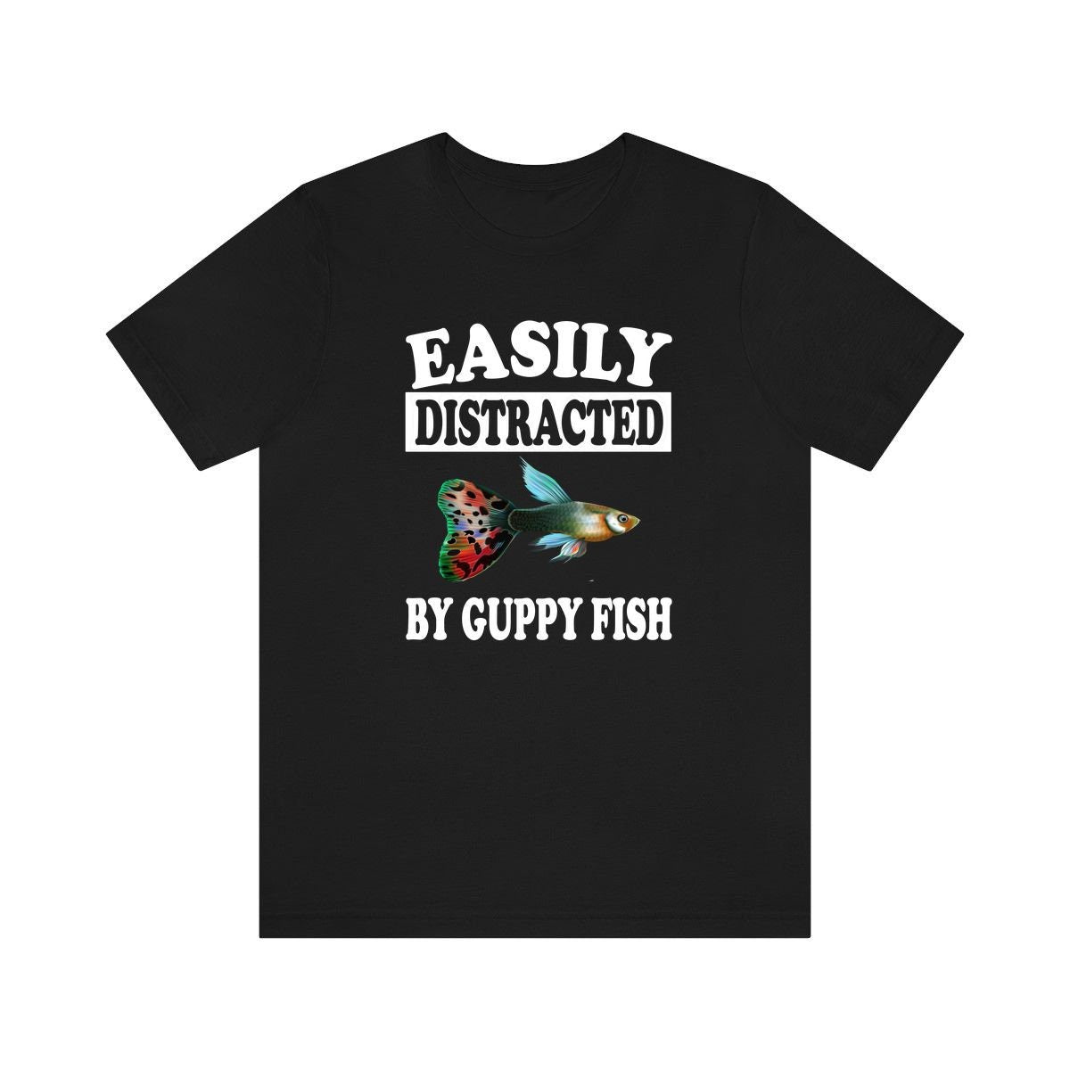 Easily Distracted By Guppy Fish Shirt, Guppy Lover Shirt, Guppy Shirt, Guppy Lover Gift, Boy Girl Shirt Image 2