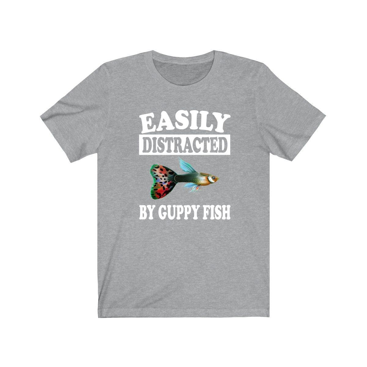 Easily Distracted By Guppy Fish Shirt, Guppy Lover Shirt, Guppy Shirt, Guppy Lover Gift, Boy Girl Shirt Image 1