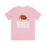 I Just Freaking Love Turtles Ok Shirt, Turtle Lover Shirt, Turtle Shirt, Turtle Lover Gift, Animal Shirt Image 3