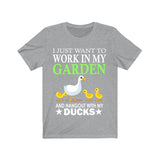 Work In My Garden Hang Out With My Ducks Shirt, Duck Lover Shirt, Duck Shirt, Duck Lover Gift, Duck Boy Girl Shirt Image 3