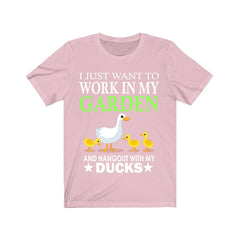 Work In My Garden Hang Out With My Ducks Shirt - duck print design