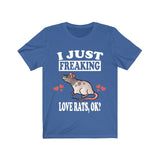 I Just Freaking Love Rats Ok Shirt, Rat Lover Shirt, Rat Shirt, Rat Lover Gift, Rat Boy Girl T-Shirt Image 2