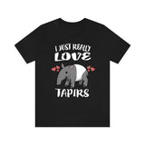 I Just Really Love Tapirs Ok Shirt, Tapir Lover Shirt, Tapir Shirt, Tapir Lover Gift, Tapir Boy Girl T-Shirt Image 1