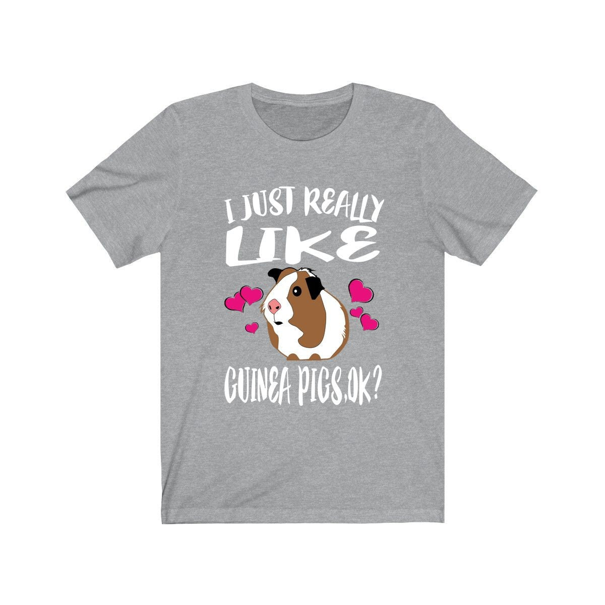 I Just Really Like Guinea Pigs Shirt, Guinea Pig Lover Shirt, Guinea Pig Shirt, Guinea Pig Shirt, Guinea Pig Lover Gift, Boy Girl T-Shirt Image 3