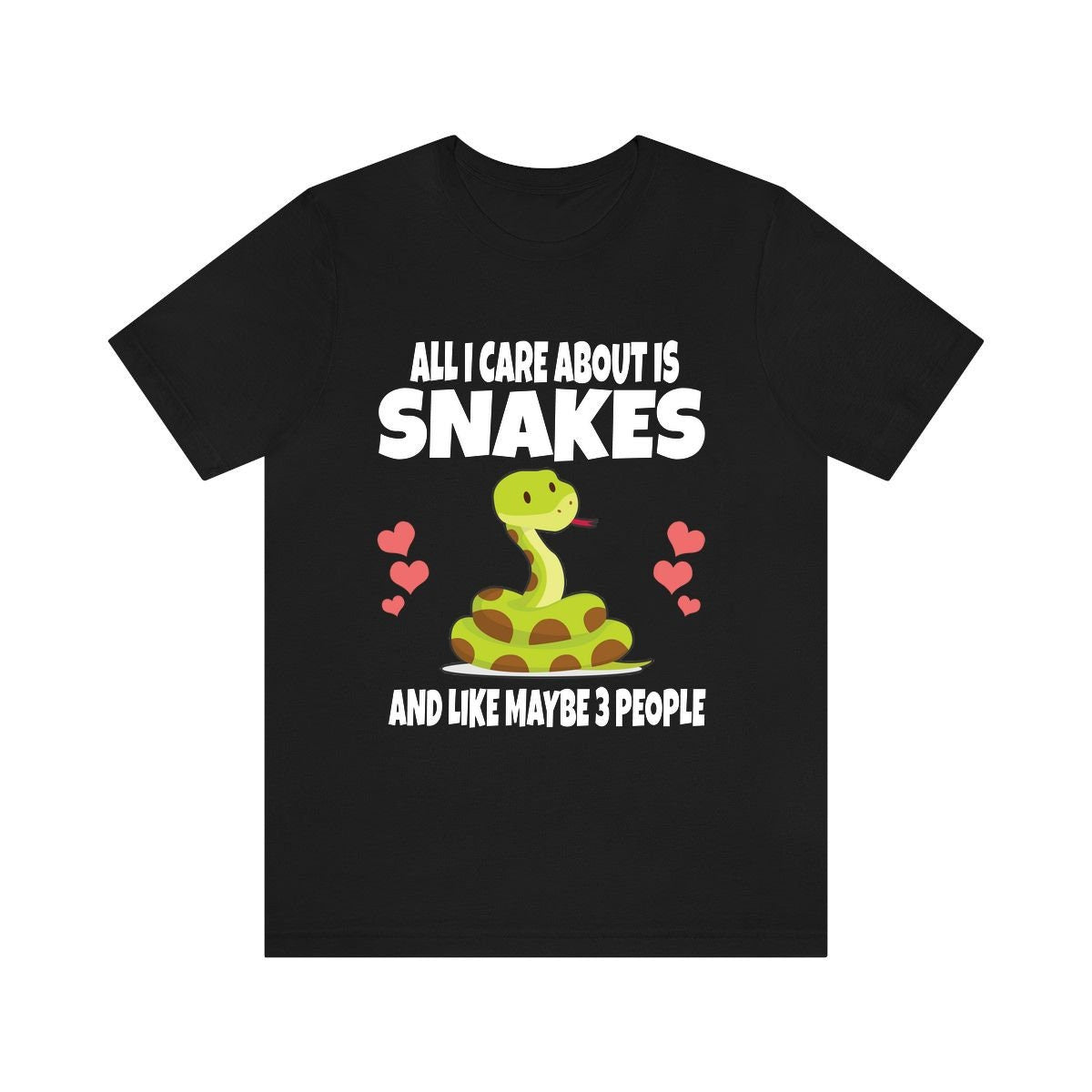 All I Care About Is Snakes Shirt, Snake Lover Shirt, Snake Shirt, Snake Owner Shirt, Snake Lover Gift, Snake Boy Girl T-Shirt Image 1