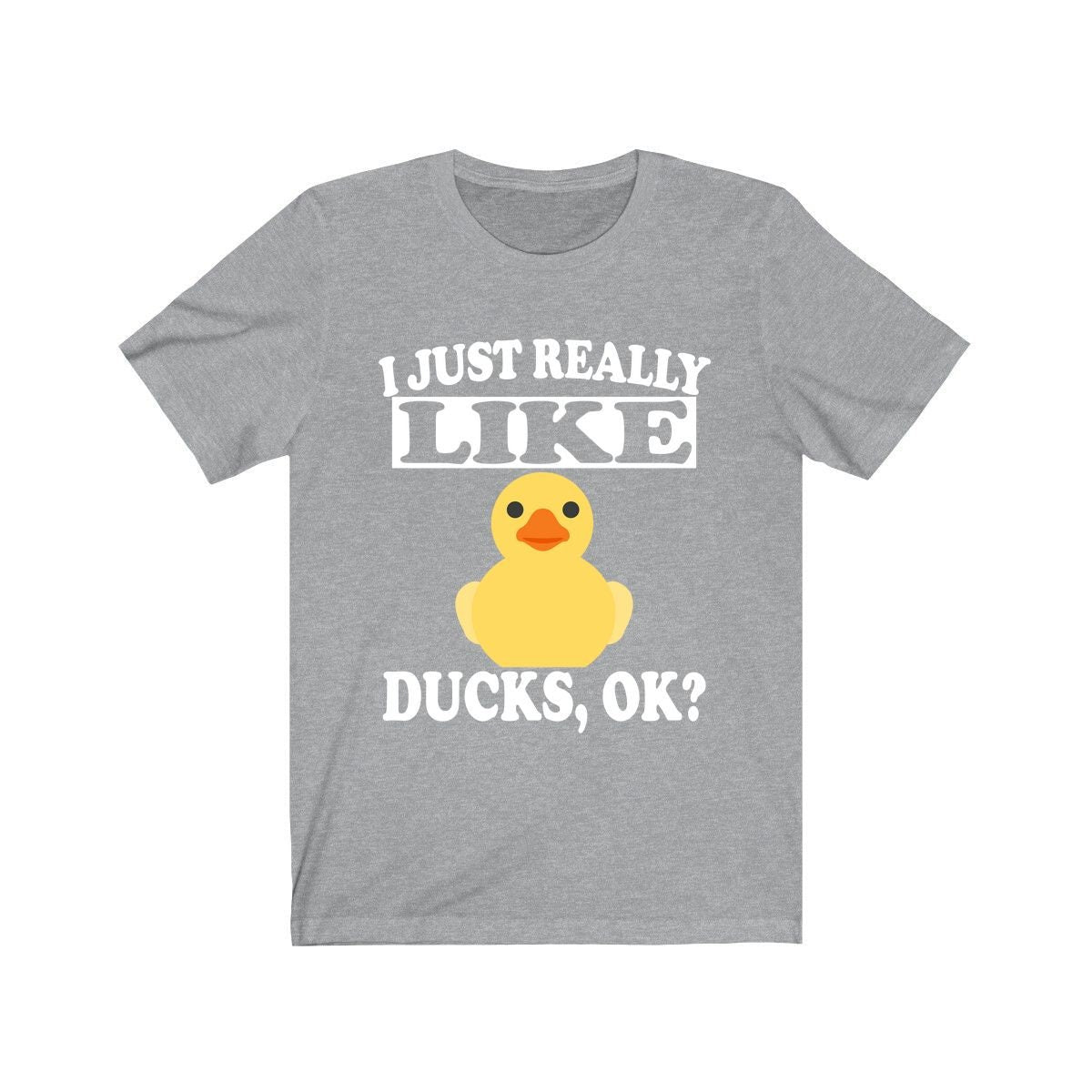 I Just Really Like Ducks Ok Shirt, Duck Lover Shirt, Duck Shirt, Duck Lover Gift, Duck Boy Girl T-Shirt Image 3