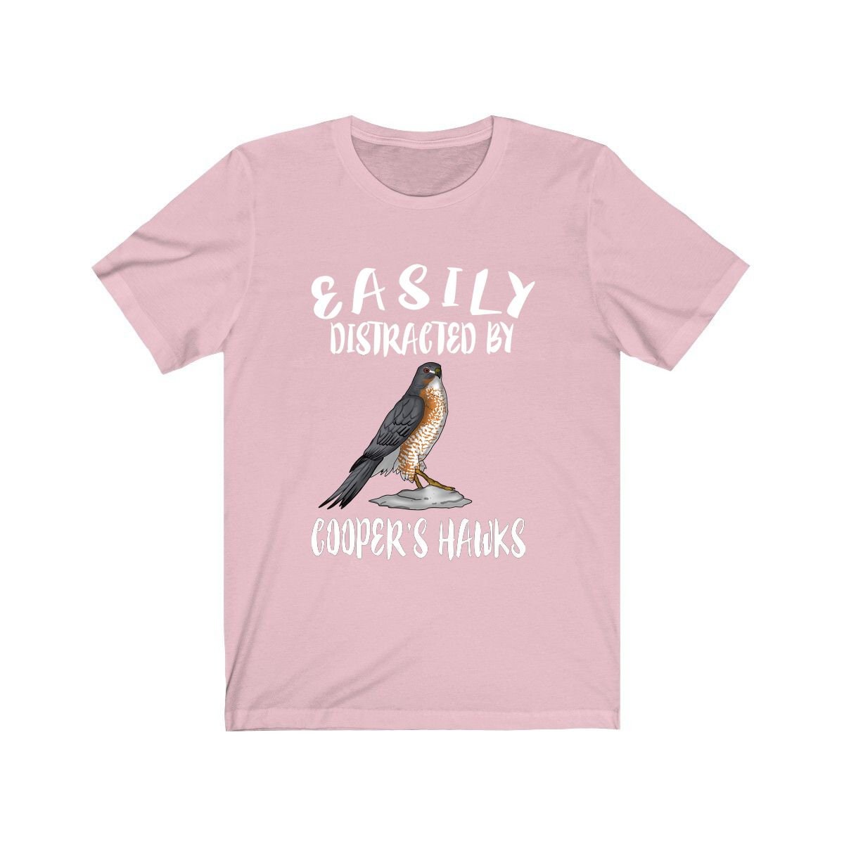 Easily Distracted By Cooper's Hawk Shirt, Hawk Shirt, Hawk Lover Shirt, Birding Shirt, Bird Lover Gift, Animal Gift Image 4