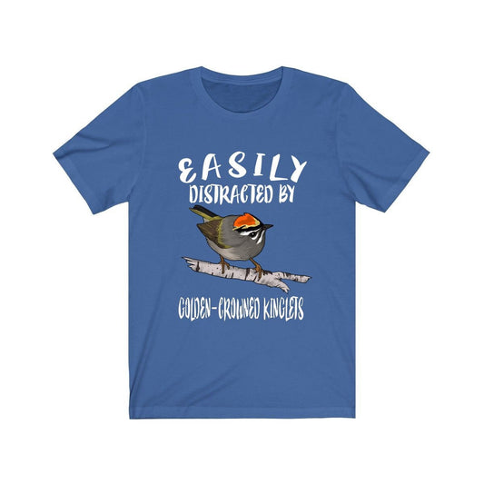 Easily Distracted By Golden-Crowned Kinglets Shirt - Kinglet print design