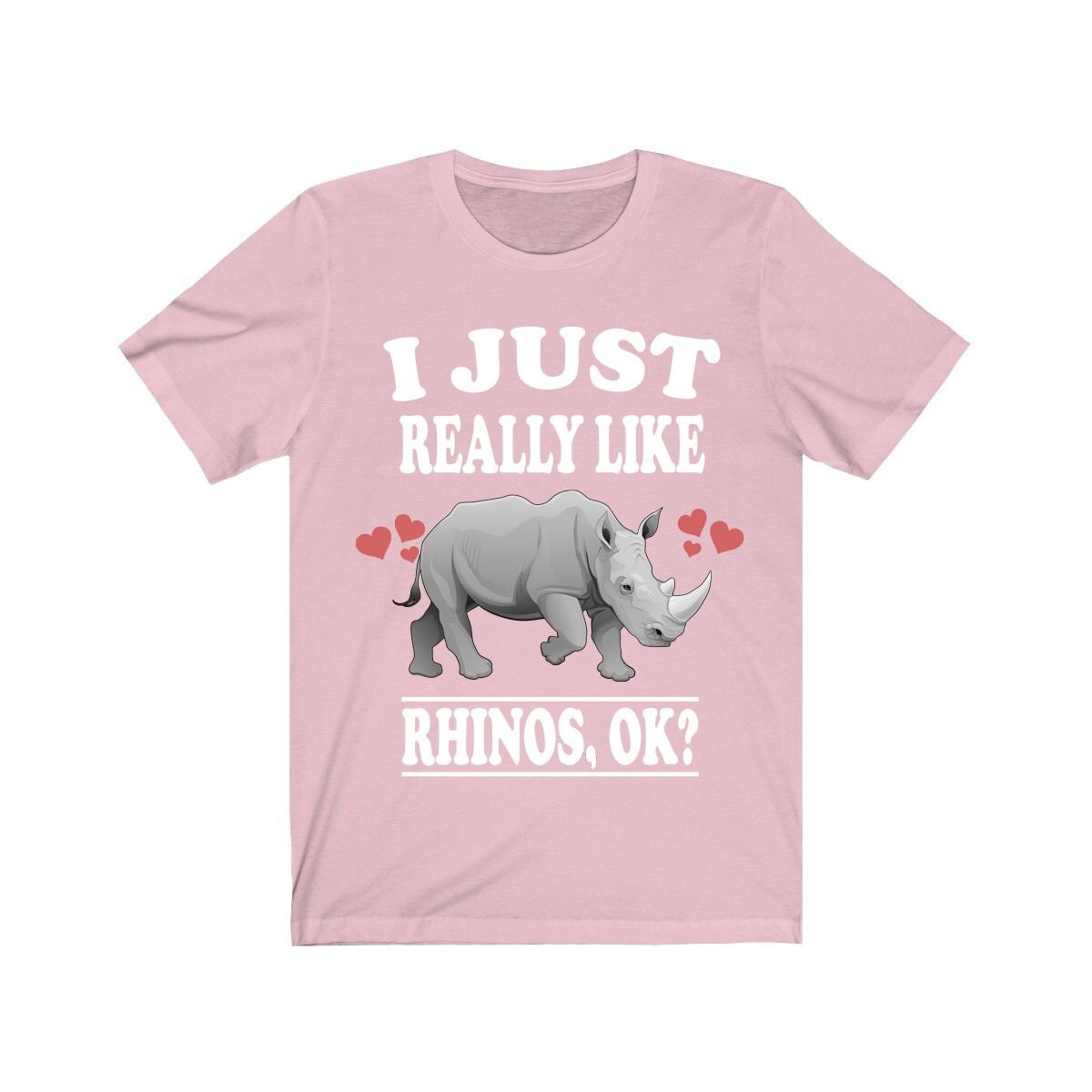 I Just Really Like Rhinos Shirt, Rhino Lover Shirt, Rhino Shirt, Rhino Owner Shirt, Rhino Lover Gift, Rhino Boy Girl T-Shirt Image 4