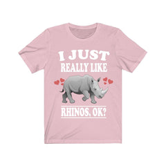 I just really like rhinos African wildlife conservation tee