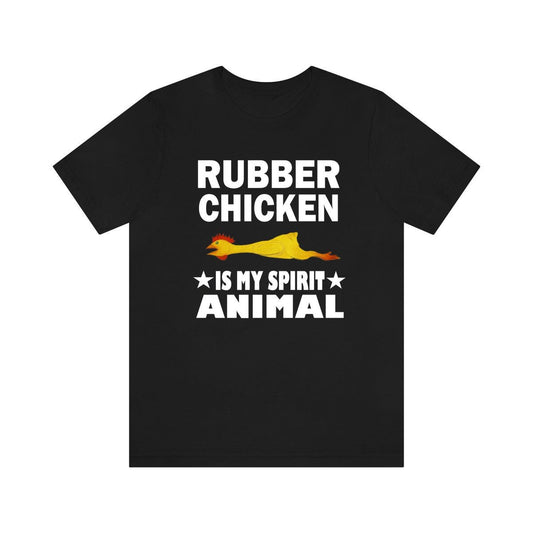 Rubber Chicken Is My Spirit Animal Shirt - rubber chicken print design