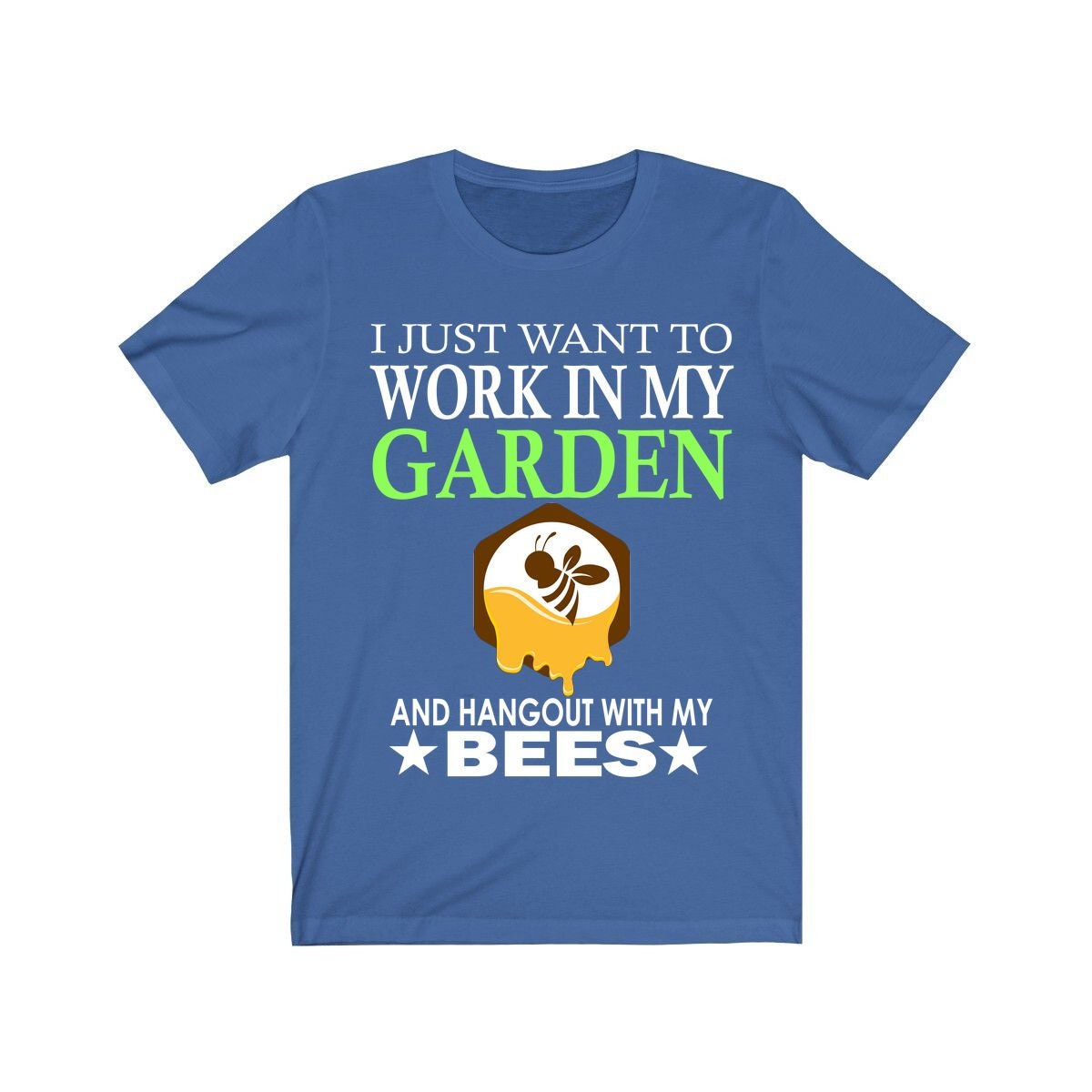 Work In My Garden Hangout With My Bees Shirt, Bee Lover Shirt, Bee Shirt, Bee Owner Shirt, Bee Lover Gift, Bee Boy Girl Shirt Image 2
