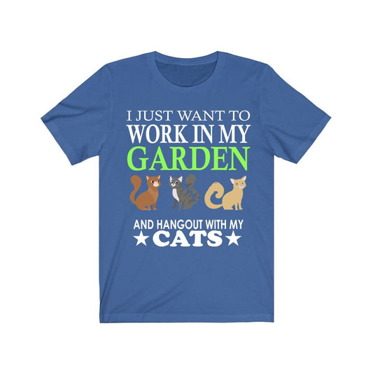 Garden And Cats Shirt - garden and cat print design