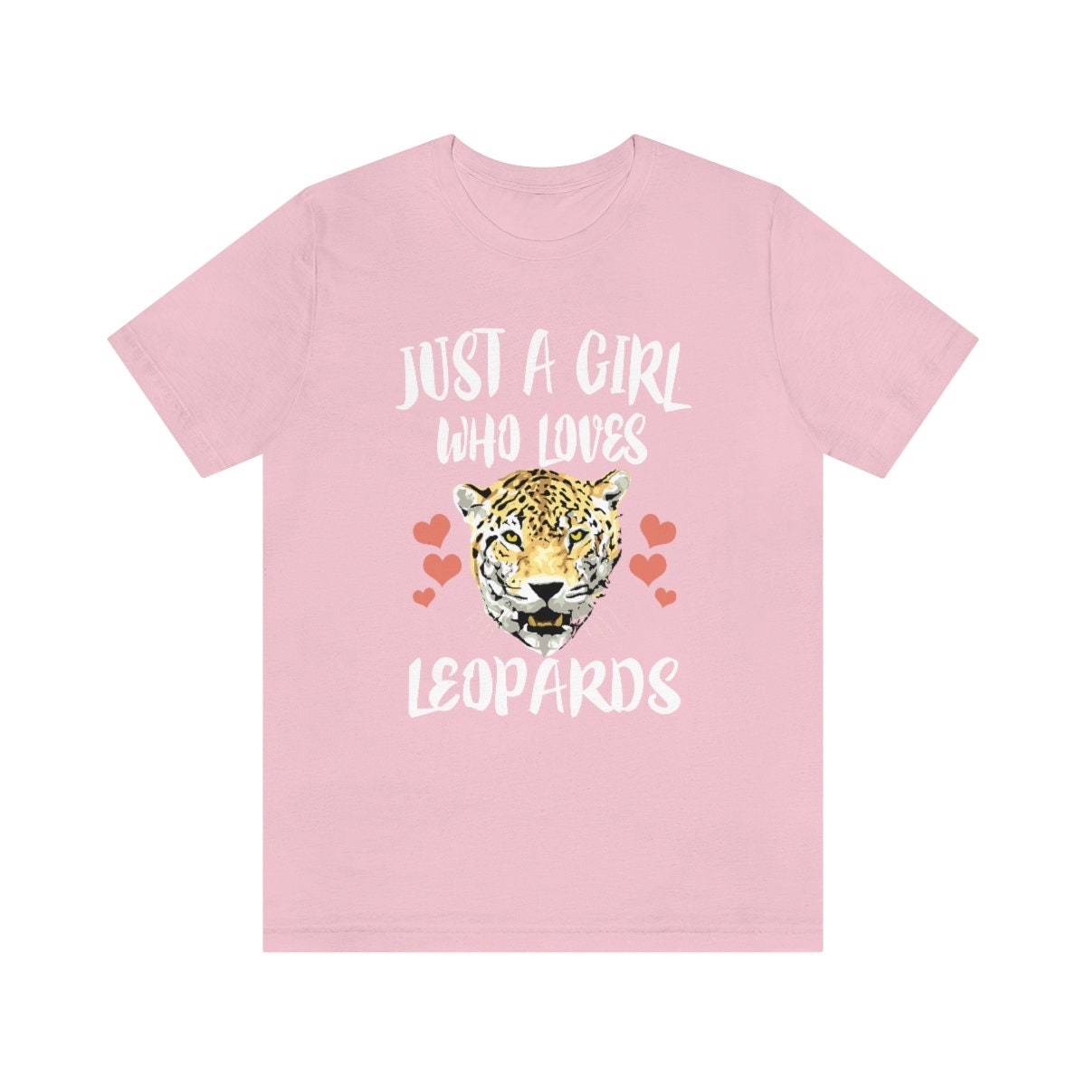 Just A Girl Who Loves Leopards Shirt, Leopard Lover Shirt, Leopard Lover Gift, Animal Lover Shirt, Adult Toddler Infant Kids Gift T-Shirt Image 3