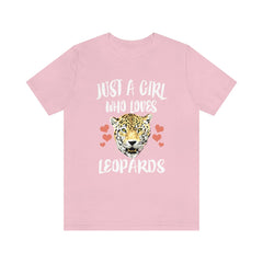 Just A Girl Who Loves Leopards Shirt - leopard print design