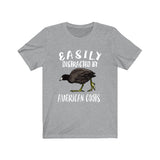 Easily Distracted By American Coots Shirt, Bird Lover Shirt, Birding Shirt, Birding Lover Gift,  Adult Toddler Kids T-Shirt Image 1