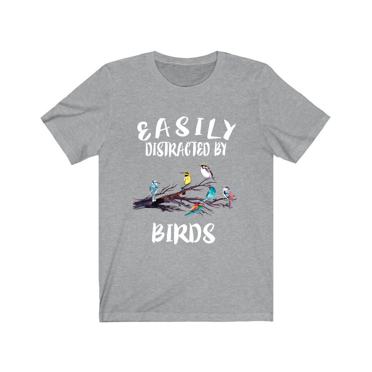 Easily Distracted By Birds Shirt, Bird Lover Shirt, Birding Shirt, Bird Lover Gift, Animal Adult Kids T-Shirt Image 3
