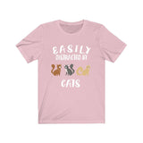 Easily Distracted By Cats Shirt, Cat Lover Shirt, Cat Shirt, Cat Funny Shirt, Cat Lover Gift, Cat Boy Girl T-Shirt Image 4